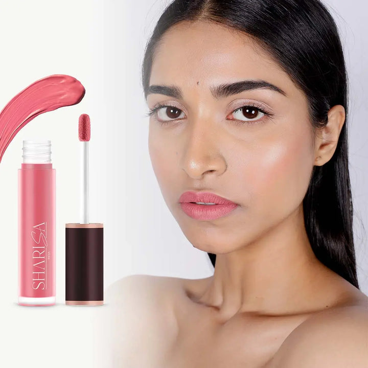 Timeless Matte Liquid Lipstick - Ambitiously Yours (Pink) Sharisa India